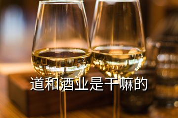 道和酒業(yè)是干嘛的