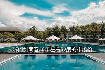 求問劍南春20年左右52度的市場價