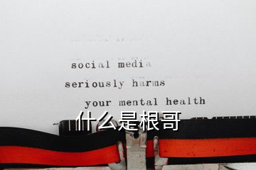 什么是根哥