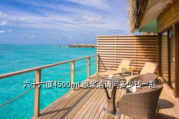 六十六度4500mL原漿酒請問多少錢一瓶