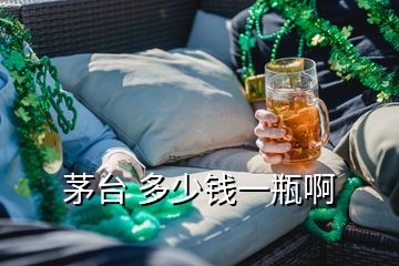 茅臺(tái) 多少錢(qián)一瓶啊