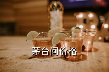 茅臺問價格