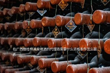 在廣西做桂林漓泉啤酒的代理商需要什么資格條件怎么聯(lián)系