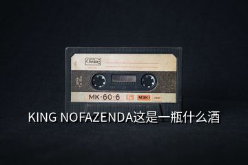 KING NOFAZENDA這是一瓶什么酒