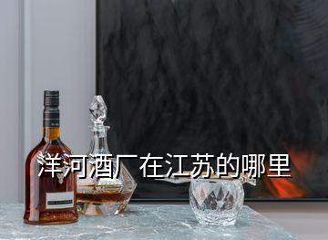 洋河酒廠在江蘇的哪里