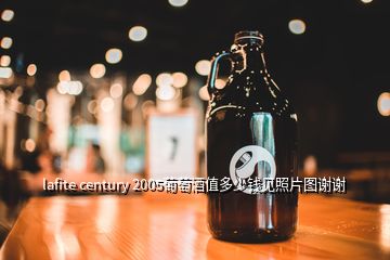 lafite century 2005葡萄酒值多少錢見照片圖謝謝