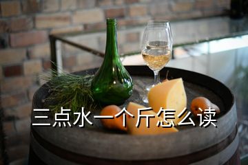 三點(diǎn)水一個(gè)斤怎么讀