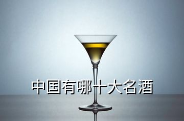 中國有哪十大名酒