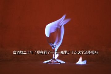 白酒放二十年了現(xiàn)在看了一下一瓶里少了點(diǎn)這個還能喝嗎