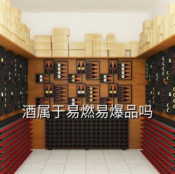 酒屬于易燃易爆品嗎