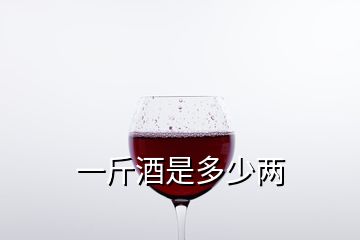 一斤酒是多少兩