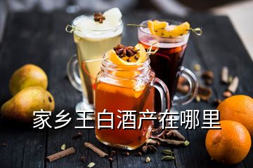 家鄉(xiāng)王白酒產(chǎn)在哪里