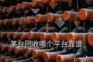 茅臺(tái)回收哪個(gè)平臺(tái)靠譜