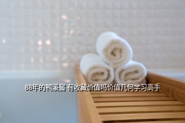 88年的鴨溪窖 有收藏價值嗎價值幾何學(xué)習(xí)高手