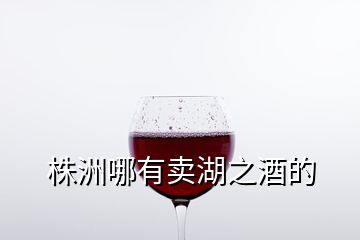 株洲哪有賣湖之酒的