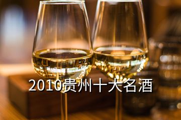 2010貴州十大名酒