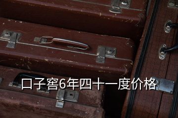 口子窖6年四十一度價(jià)格