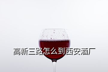 高新三路怎么到西安酒廠(chǎng)