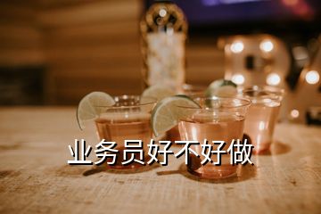 業(yè)務員好不好做