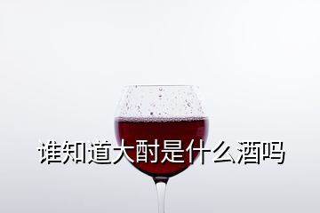 誰知道大酎是什么酒嗎