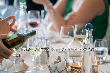 甲企業(yè)為某一家酒廠乙企業(yè)為一家大型批發(fā)企業(yè)甲乙均為增值