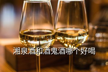 湘泉酒和酒鬼酒哪個好喝