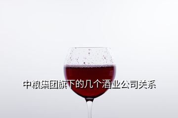 中糧集團旗下的幾個酒業(yè)公司關系