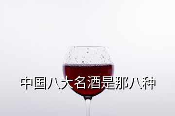 中國(guó)八大名酒是那八種