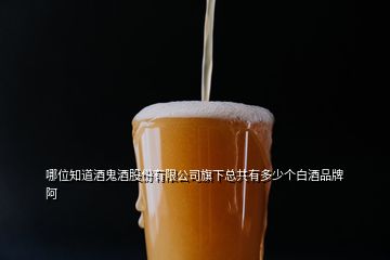 哪位知道酒鬼酒股份有限公司旗下總共有多少個白酒品牌阿