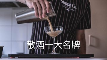 散酒十大名牌