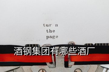 酒鋼集團(tuán)有哪些酒廠