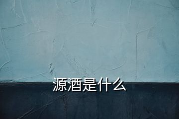 源酒是什么