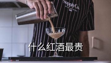 什么紅酒最貴