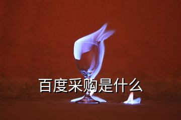 百度采購是什么