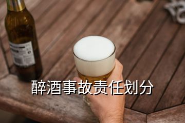 醉酒事故責(zé)任劃分