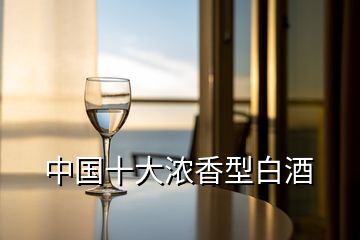 中國十大濃香型白酒