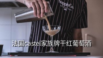 法國(guó)castel家族牌干紅葡萄酒