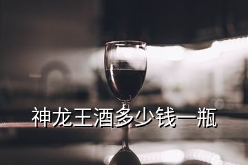 神龍王酒多少錢一瓶