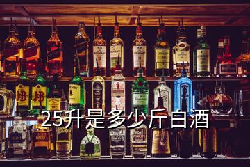 25升是多少斤白酒