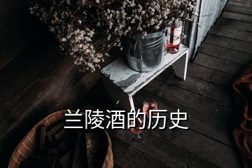 蘭陵酒的歷史