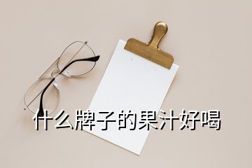 什么牌子的果汁好喝