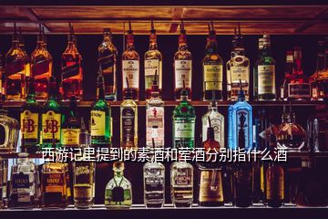 西游記里提到的素酒和葷酒分別指什么酒