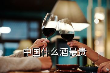 中國(guó)什么酒最貴