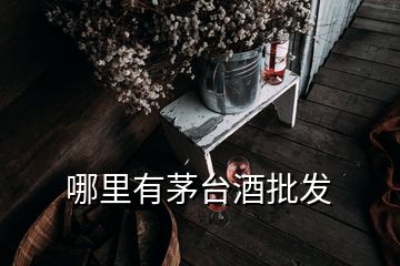 哪里有茅臺酒批發(fā)