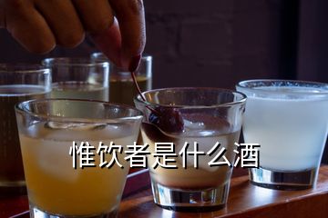 惟飲者是什么酒