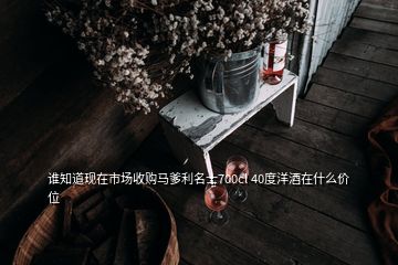 誰(shuí)知道現(xiàn)在市場(chǎng)收購(gòu)馬爹利名士700cl 40度洋酒在什么價(jià)位