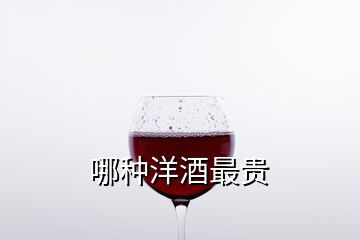 哪種洋酒最貴