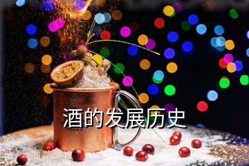 酒的發(fā)展歷史