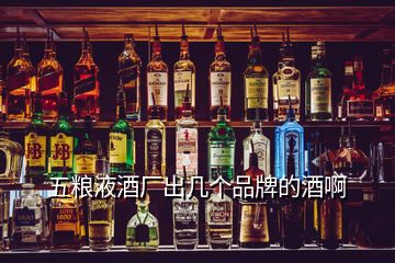 五糧液酒廠出幾個(gè)品牌的酒啊