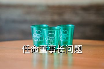 任命董事長(zhǎng)問(wèn)題